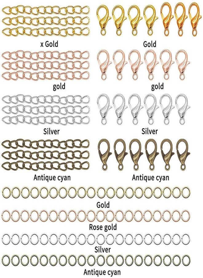 دي آي واي كرافتس تصميم الحرف اليدوية رقم 3، عبوة من 100 قطعة، ألوان مختلطة 20 مم و 25 مم أحجام متنوعة من مشابك تثبيت أطراف الشرائط الملونة (التصميم رقم 3، عبوة من 100 قطعة) - Image 4